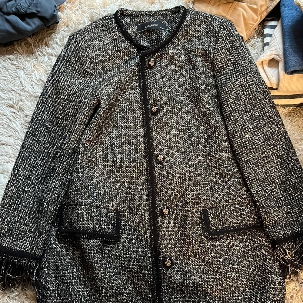 NWOT Sparkly Blazer Jacket from Zara Size XS